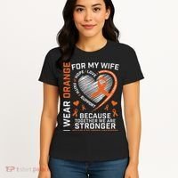Ms Wife Multiple Sclerosis Ms Awareness Women's T-Shirt thumb 4