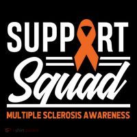 Ms Warrior Ms Support Squad Multiple Sclerosis Awareness Cute Gift Women's Hoodie thumb 2