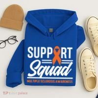 Ms Warrior Ms Support Squad Multiple Sclerosis Awareness Cute Gift Hoodie thumb 4