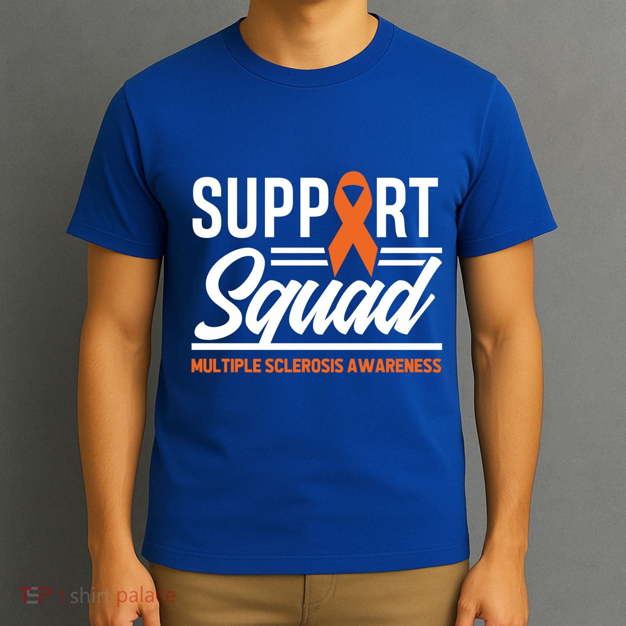 Ms Warrior Ms Support Squad Multiple Sclerosis Awareness Cute Gift T-Shirt