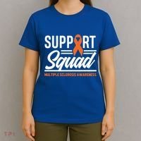 Ms Warrior Ms Support Squad Multiple Sclerosis Awareness Cute Gift T-Shirt thumb 4