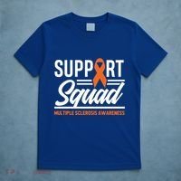 Ms Warrior Ms Support Squad Multiple Sclerosis Awareness Cute Gift T-Shirt thumb 5