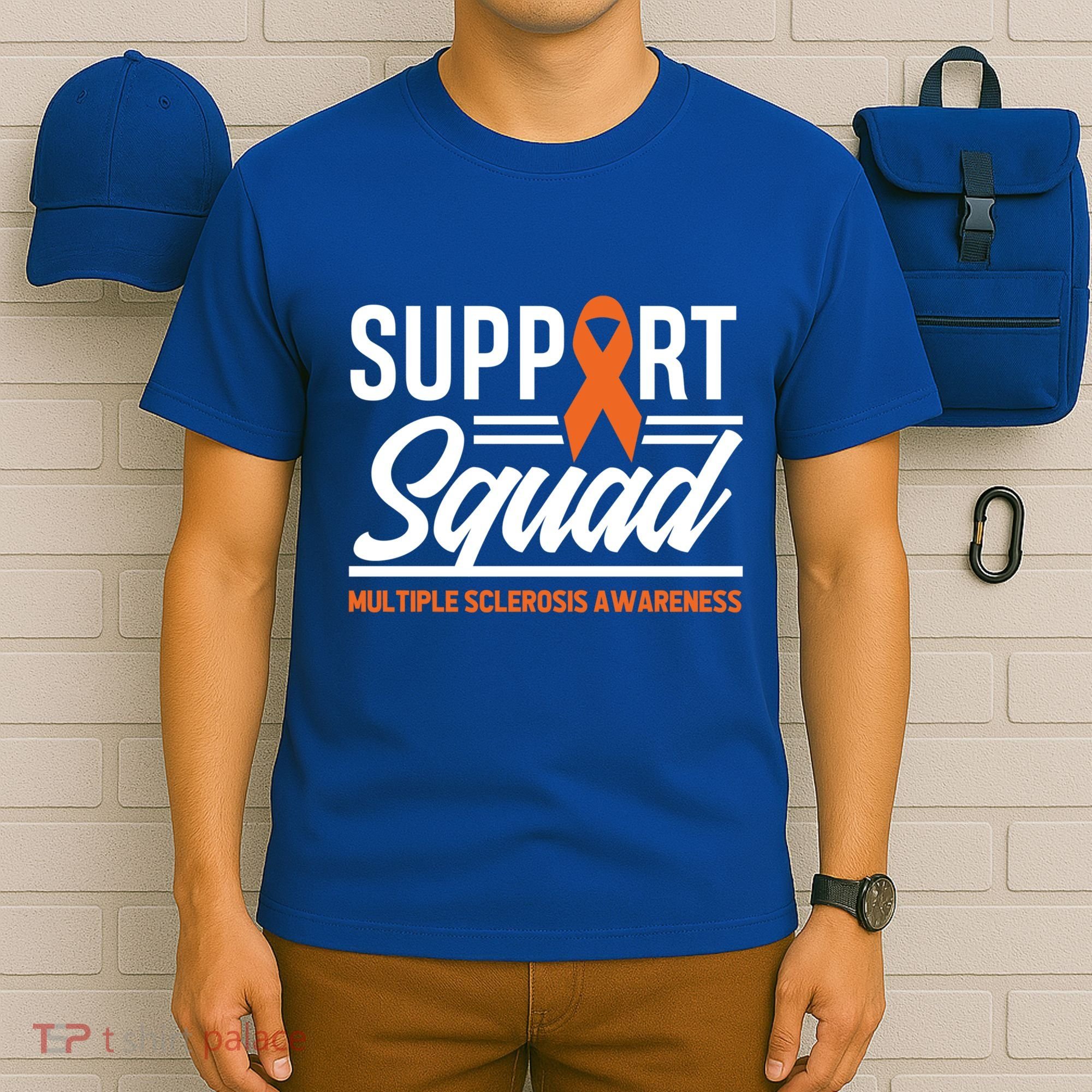 Ms Warrior Ms Support Squad Multiple Sclerosis Awareness Cute Gift T-Shirt