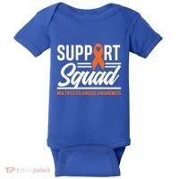 Ms Warrior Ms Support Squad Multiple Sclerosis Awareness Cute Gift Baby Bodysuit thumb 0