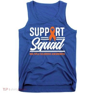 Ms Warrior Ms Support Squad Multiple Sclerosis Awareness Cute Gift Tank Top