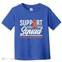 Ms Warrior Ms Support Squad Multiple Sclerosis Awareness Cute Gift Toddler T-Shirt thumb 0