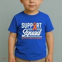 Ms Warrior Ms Support Squad Multiple Sclerosis Awareness Cute Gift Toddler T-Shirt thumb 2