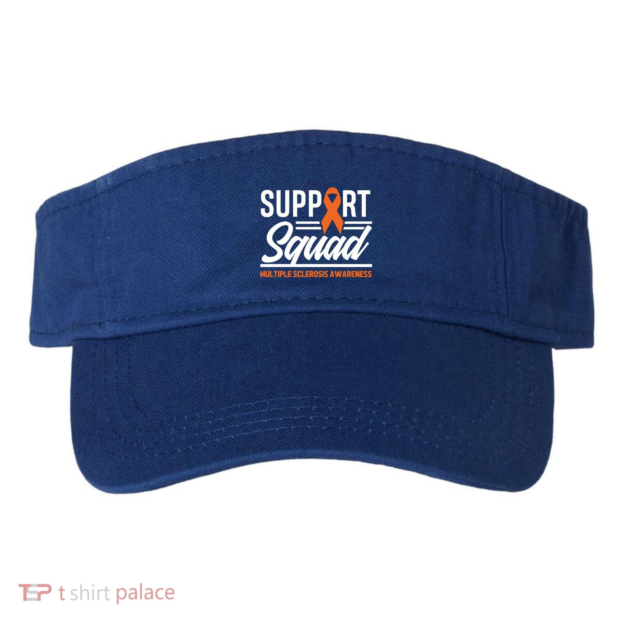 Ms Warrior Ms Support Squad Multiple Sclerosis Awareness Cute Gift Visor