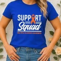 Ms Warrior Ms Support Squad Multiple Sclerosis Awareness Cute Gift Women's T-Shirt thumb 2