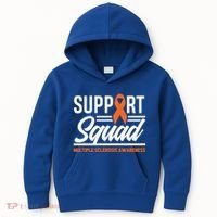 Ms Warrior Ms Support Squad Multiple Sclerosis Awareness Cute Gift Kids Hoodie thumb 0