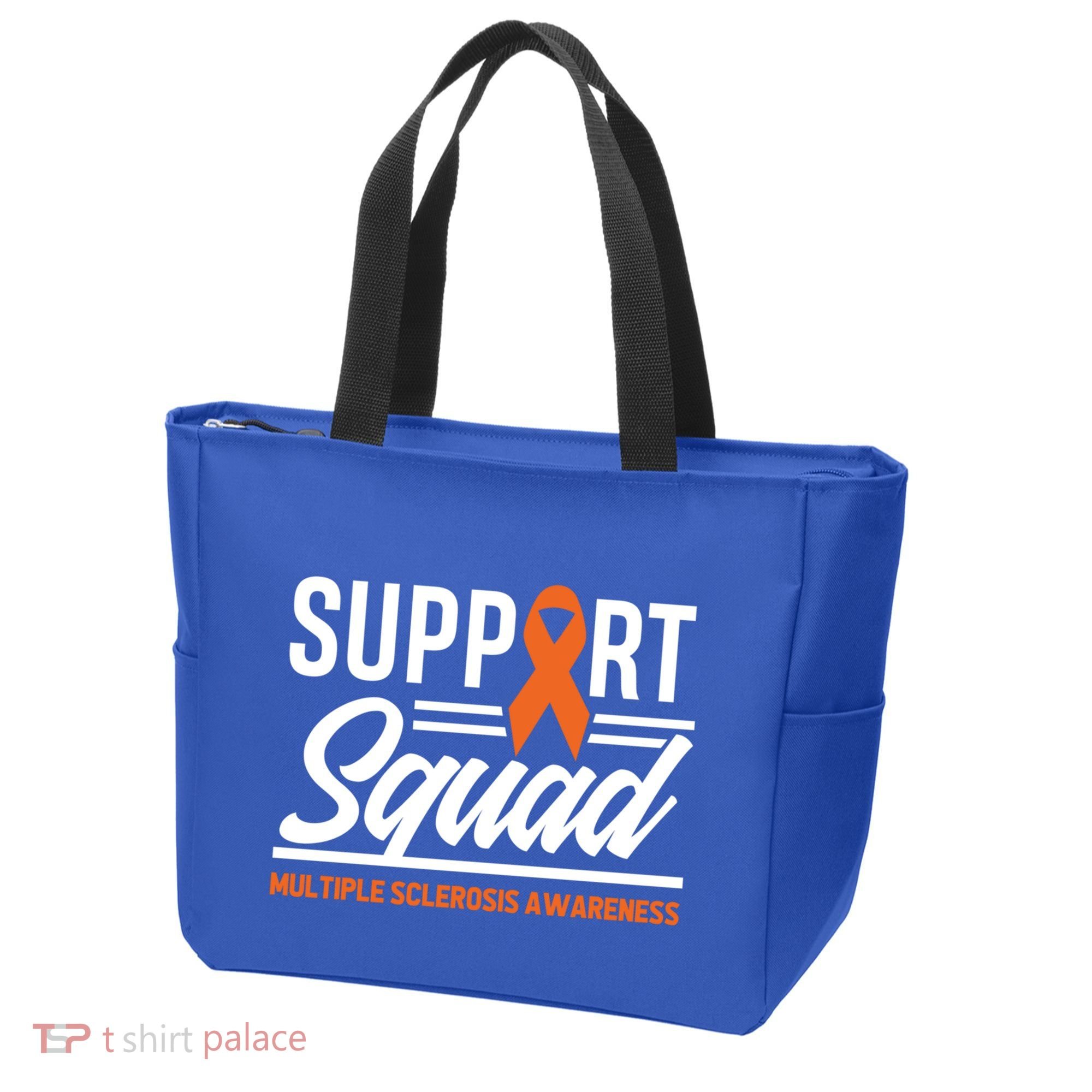 Ms Warrior Ms Support Squad Multiple Sclerosis Awareness Cute Gift Tote Bag