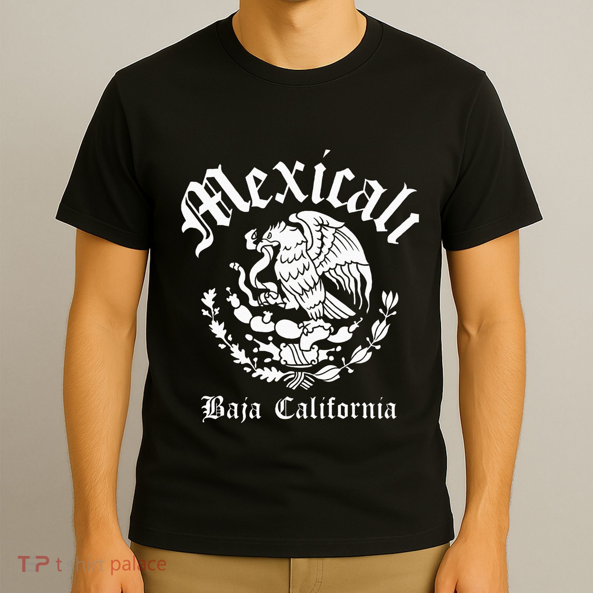 Mexicali With Mexican Emblem Mexicali T-Shirt