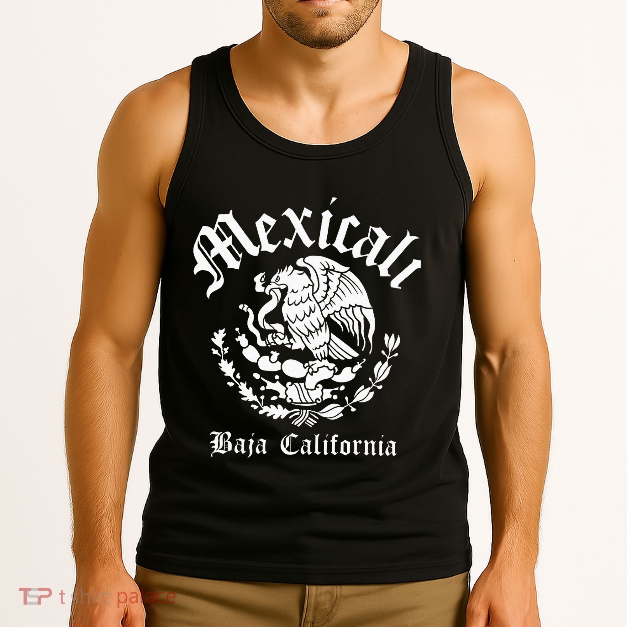 Mexicali With Mexican Emblem Mexicali Tank Top
