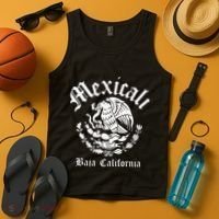 Mexicali With Mexican Emblem Mexicali Tank Top thumb 4