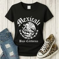 Mexicali With Mexican Emblem Mexicali Women's T-Shirt thumb 3