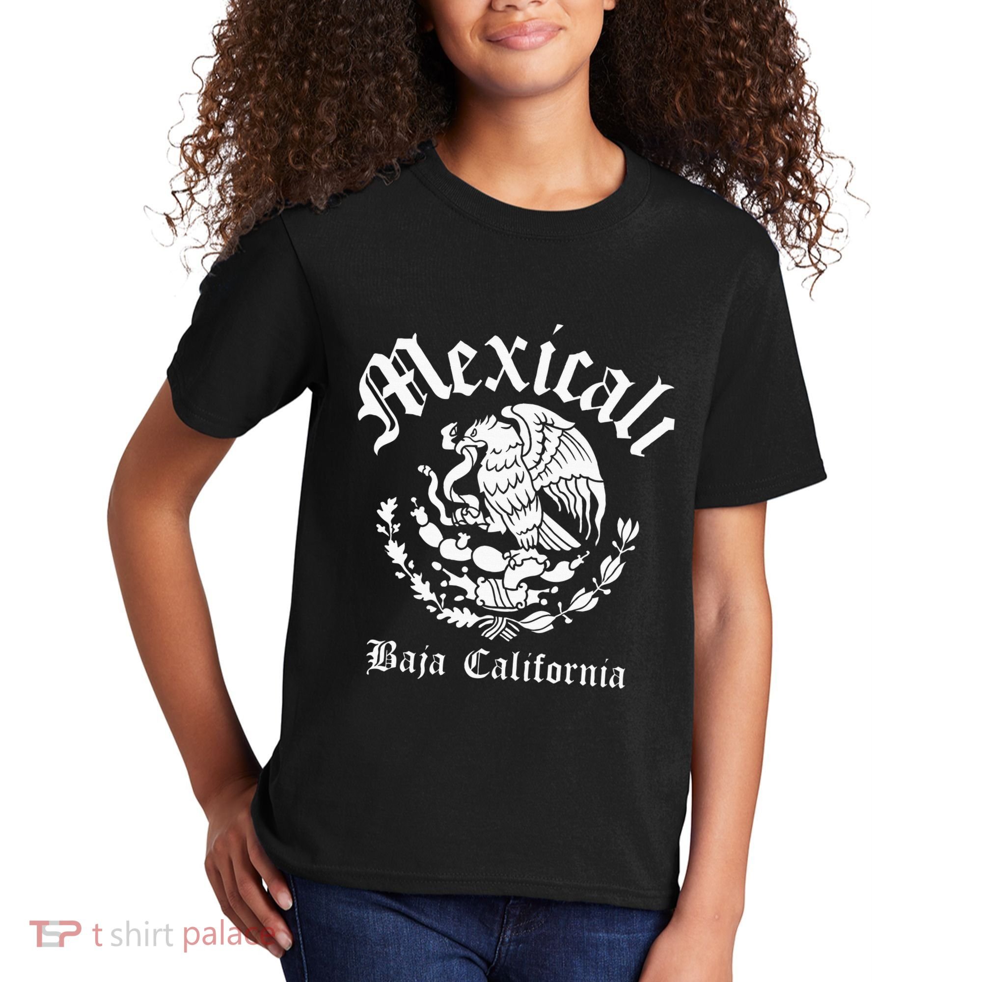 Mexicali With Mexican Emblem Mexicali Kids T-Shirt