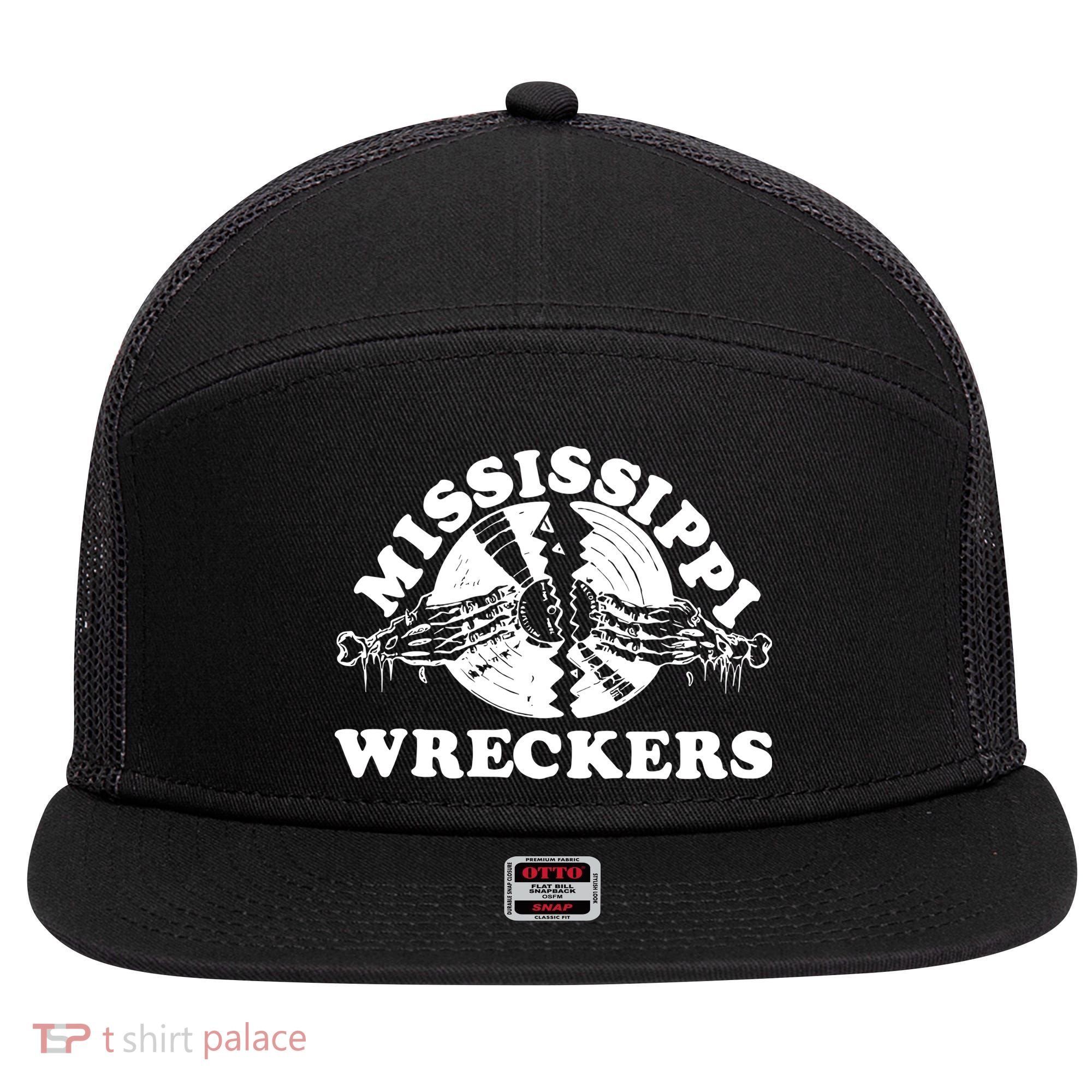 Mississippi Wreckers 7 Panel Mesh Trucker Snapback Hat