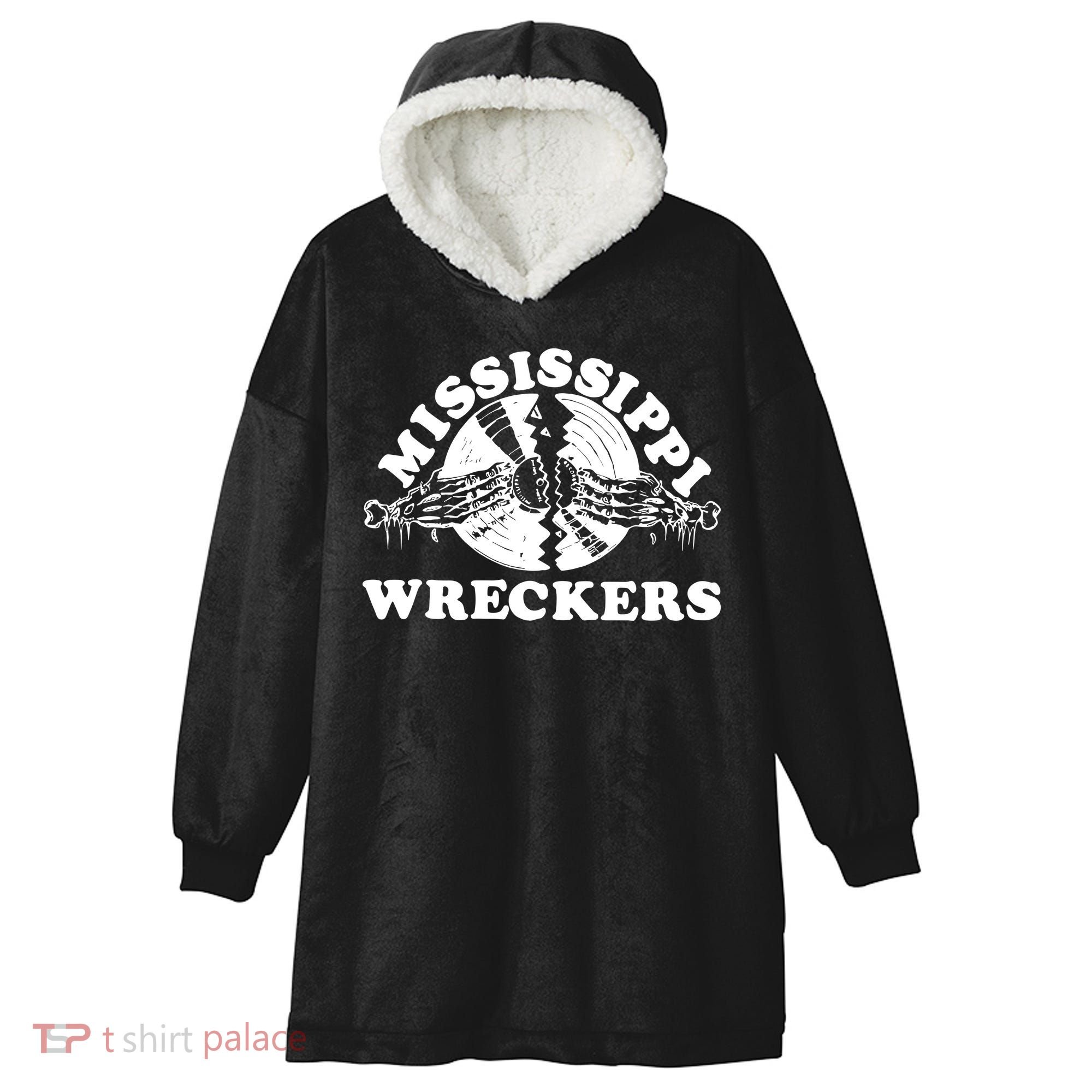 Mississippi Wreckers Hooded Wearable Blanket