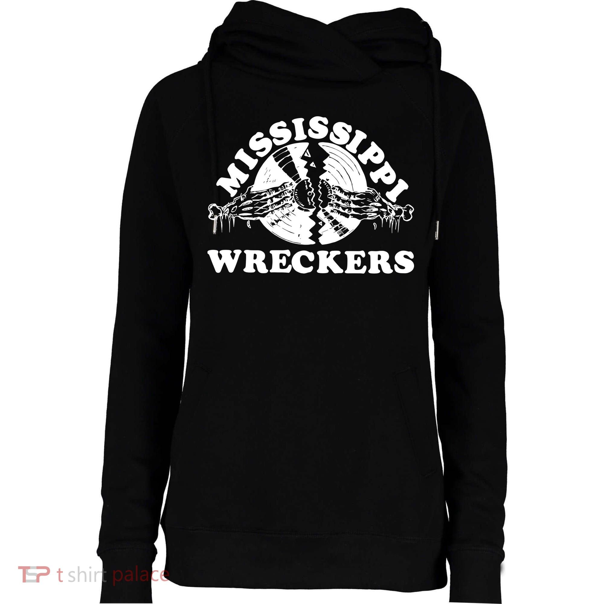 Mississippi Wreckers Womens Funnel Neck Pullover Hood