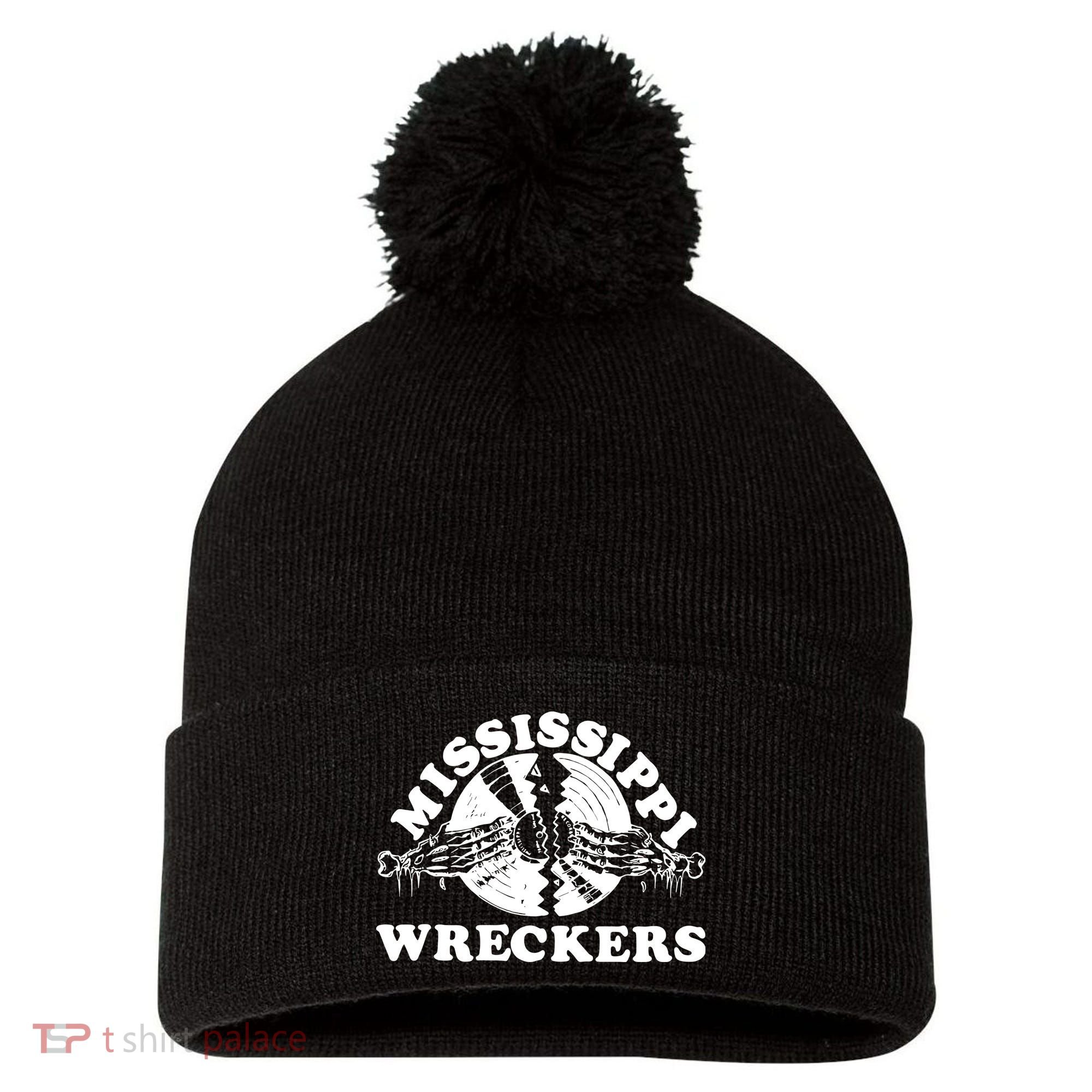 Mississippi Wreckers Pom Pom 12in Knit Beanie