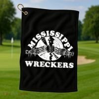 Mississippi Wreckers Golf Towel thumb 1