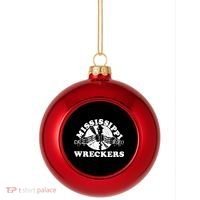 Mississippi Wreckers Plastic Christmas Ball Ornament thumb 0