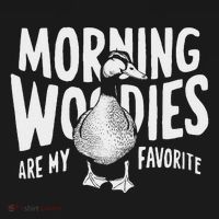 Morning Woody My Favorite Duck Hunting Funny Hunter Hoodie thumb 2