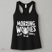 Morning Woody My Favorite Duck Hunting Funny Hunter Women's Tank Top thumb 3