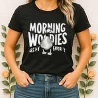 Morning Woody My Favorite Duck Hunting Funny Hunter Women's T-Shirt thumb 2