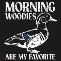 Morning Woody My Favorite Duck Hunting Funny Hunter Coaster thumb 2