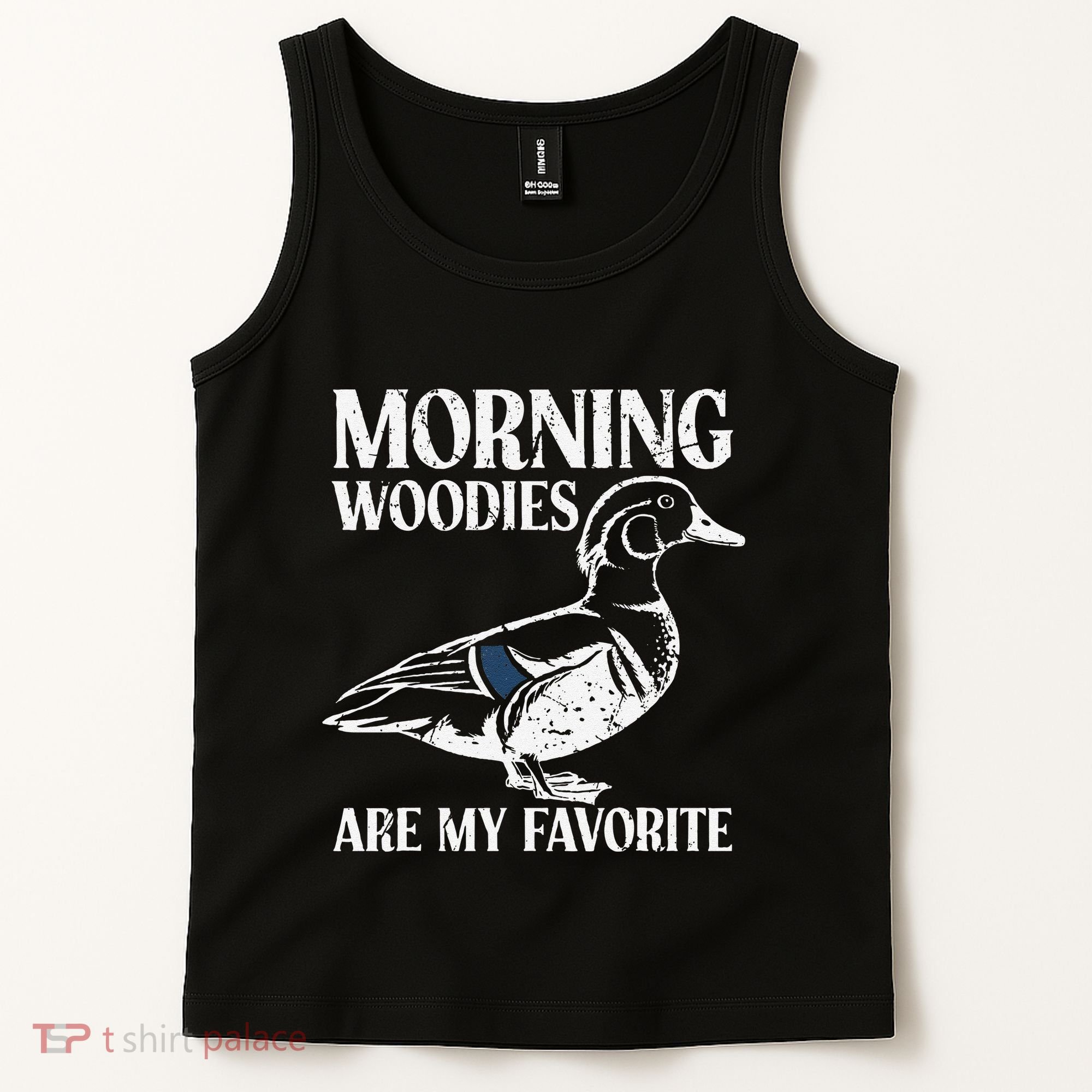 Morning Woody My Favorite Duck Hunting Funny Hunter Tank Top