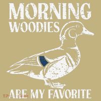 Morning Woody My Favorite Duck Hunting Funny Hunter Mousepad thumb 1