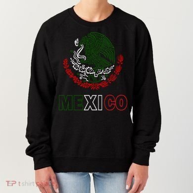 Mexico With Mexican Eagle From Flag Women's Sweatshirt