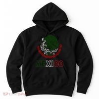 Mexico With Mexican Eagle From Flag Hoodie thumb 0