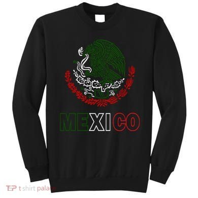 Mexico With Mexican Eagle From Flag Sweatshirt