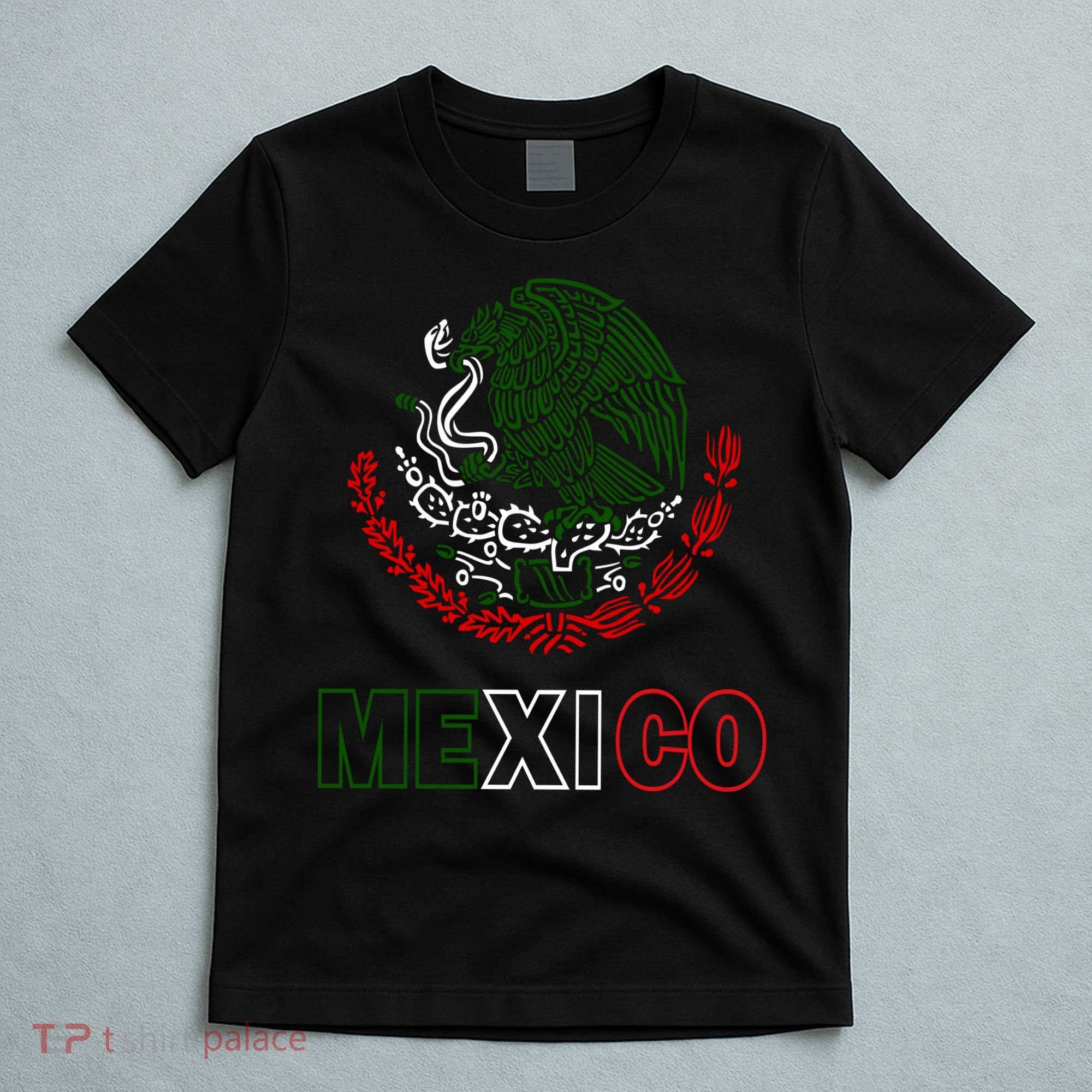 Mexico With Mexican Eagle From Flag T-Shirt