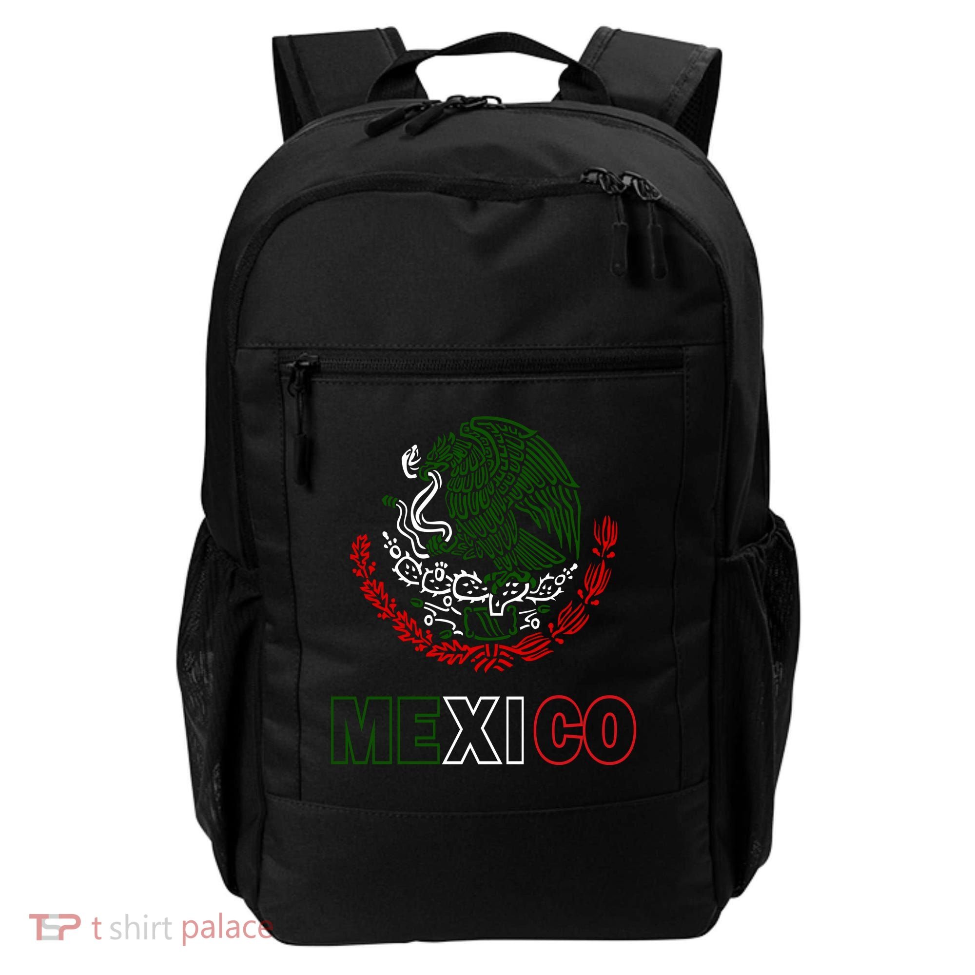 Mexico With Mexican Eagle From Flag Backpack