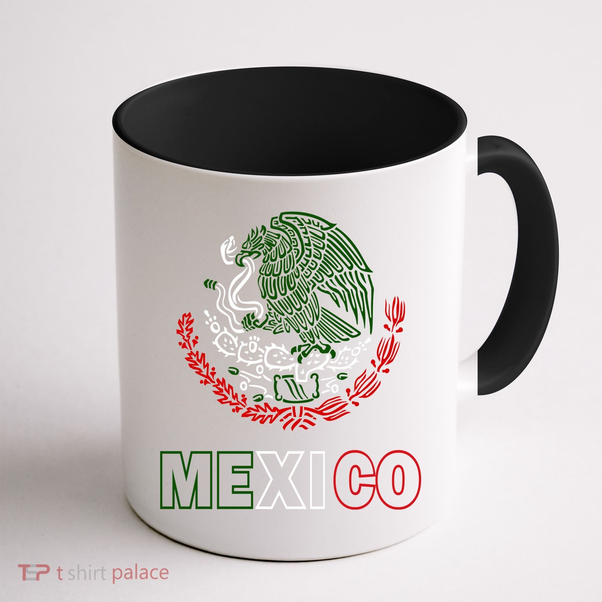 Mexico With Mexican Eagle From Flag Coffee Mug