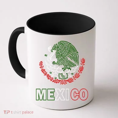 Mexico With Mexican Eagle From Flag Coffee Mug