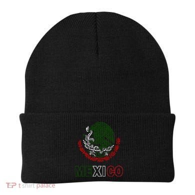 Mexico With Mexican Eagle From Flag Beanie