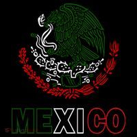 Mexico With Mexican Eagle From Flag Coaster thumb 2