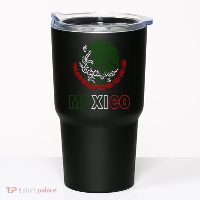 Mexico With Mexican Eagle From Flag Tumbler