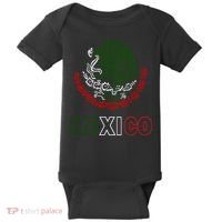 Mexico With Mexican Eagle From Flag Baby Bodysuit thumb 0