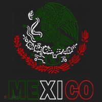 Mexico With Mexican Eagle From Flag Hat thumb 2