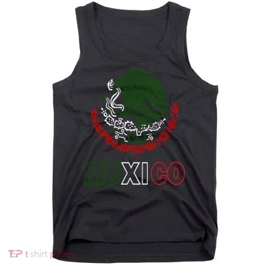 Mexico With Mexican Eagle From Flag Tank Top