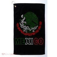 Mexico With Mexican Eagle From Flag Golf Towel thumb 0