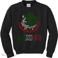 Mexico With Mexican Eagle From Flag Kids Sweatshirt thumb 0