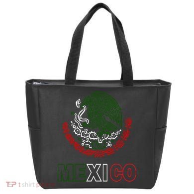 Mexico With Mexican Eagle From Flag Tote Bag