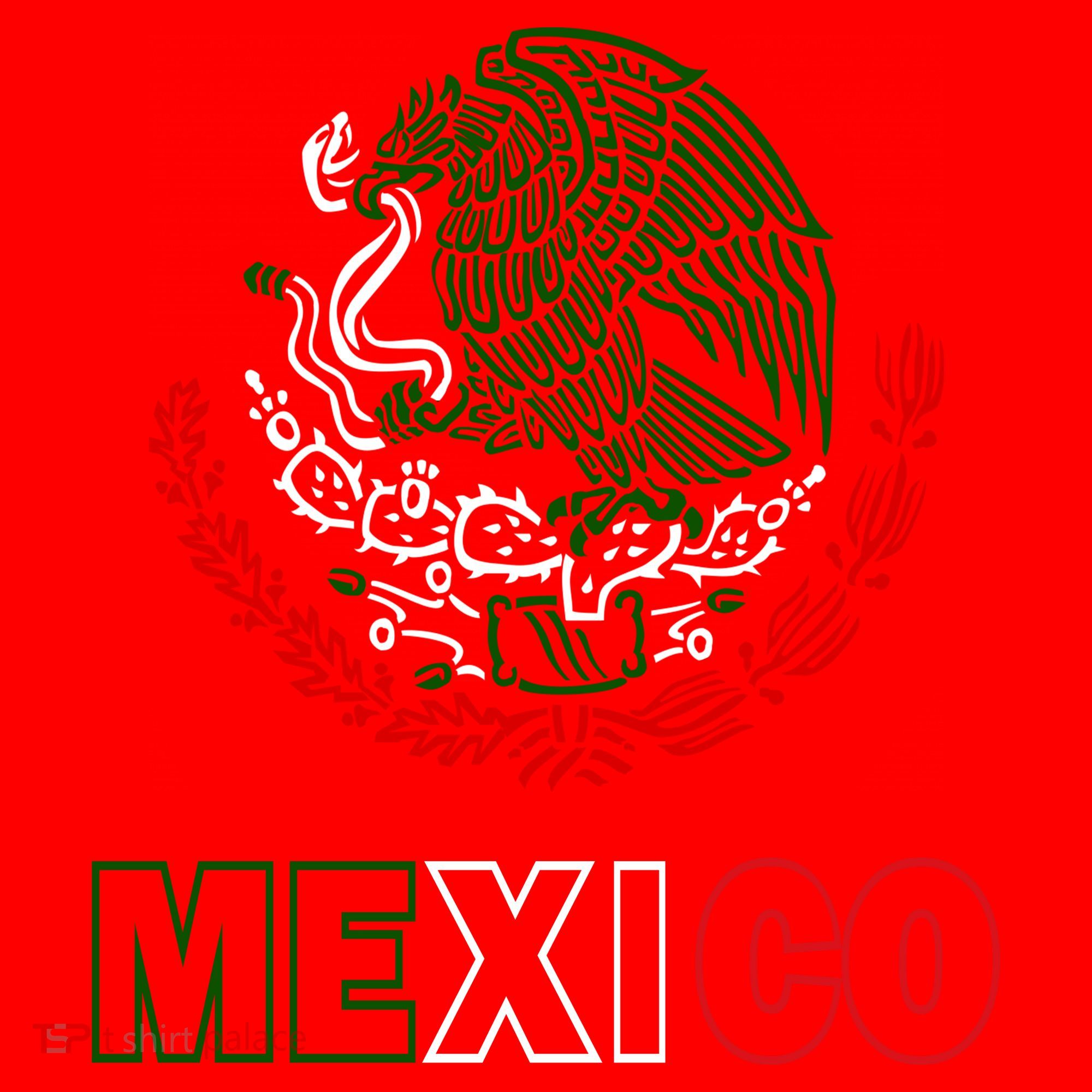 Mexico With Mexican Eagle From Flag Santa Hat