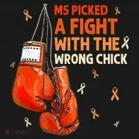 Ms Warrior Ms Picked A Fight Multiple Sclerosis Awareness Bucket Hat thumb 4